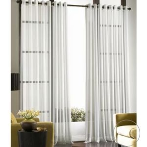 CHF Sheer Soho Voile Grommet 59" x 95" Panel